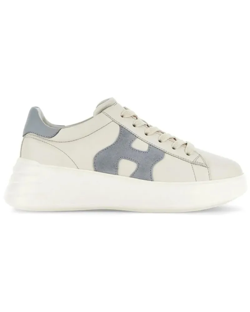 Hogan Low-Top Sneaker Beige Sneakers With Suede Accents And Sole beige Beige
