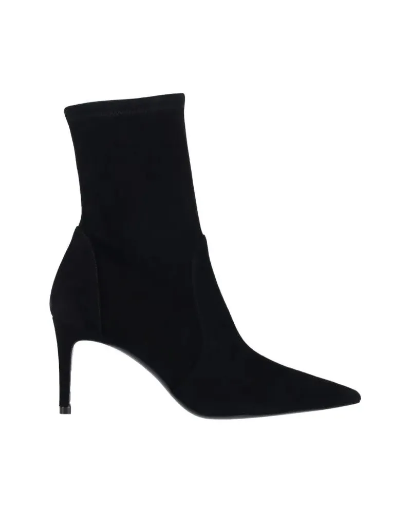 Stuart Weitzman Stiefel Stuart Power Ankle Boots – Black schwarz Schwarz
