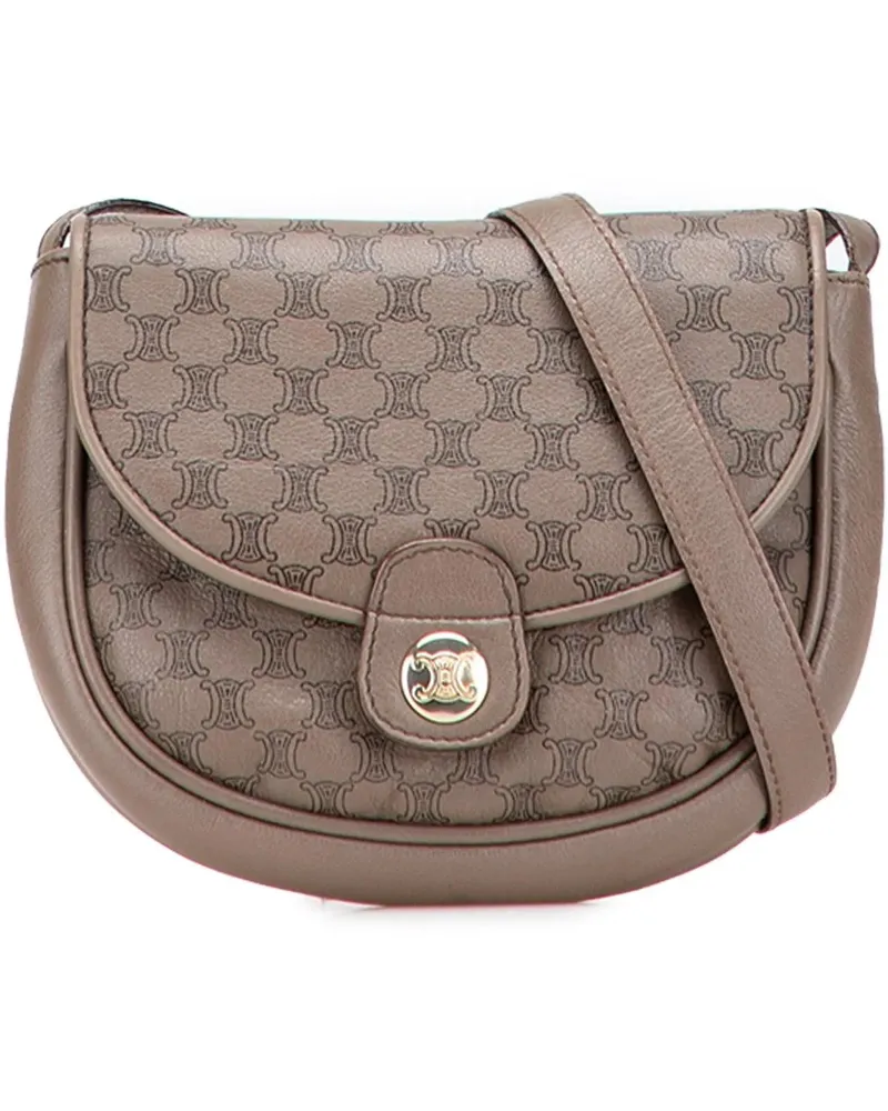 Celine Hobo Bags Macadam Leather Crossbody braun Braun