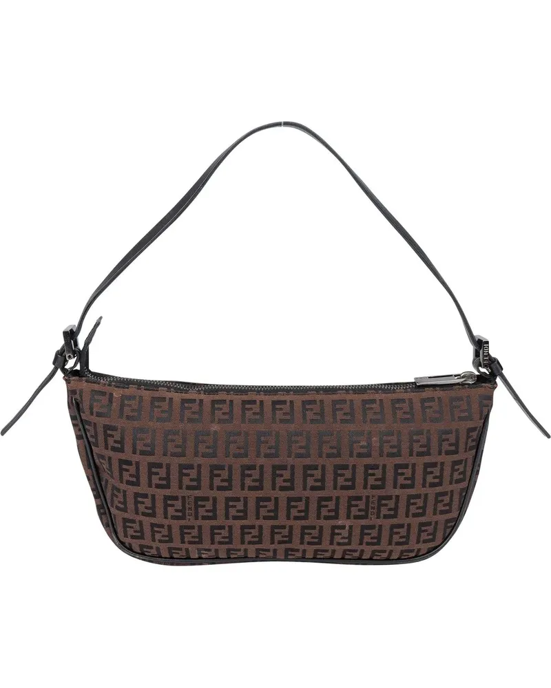 Fendi Crossbody Bags  FF Monogram Zucca Handbag braun Braun