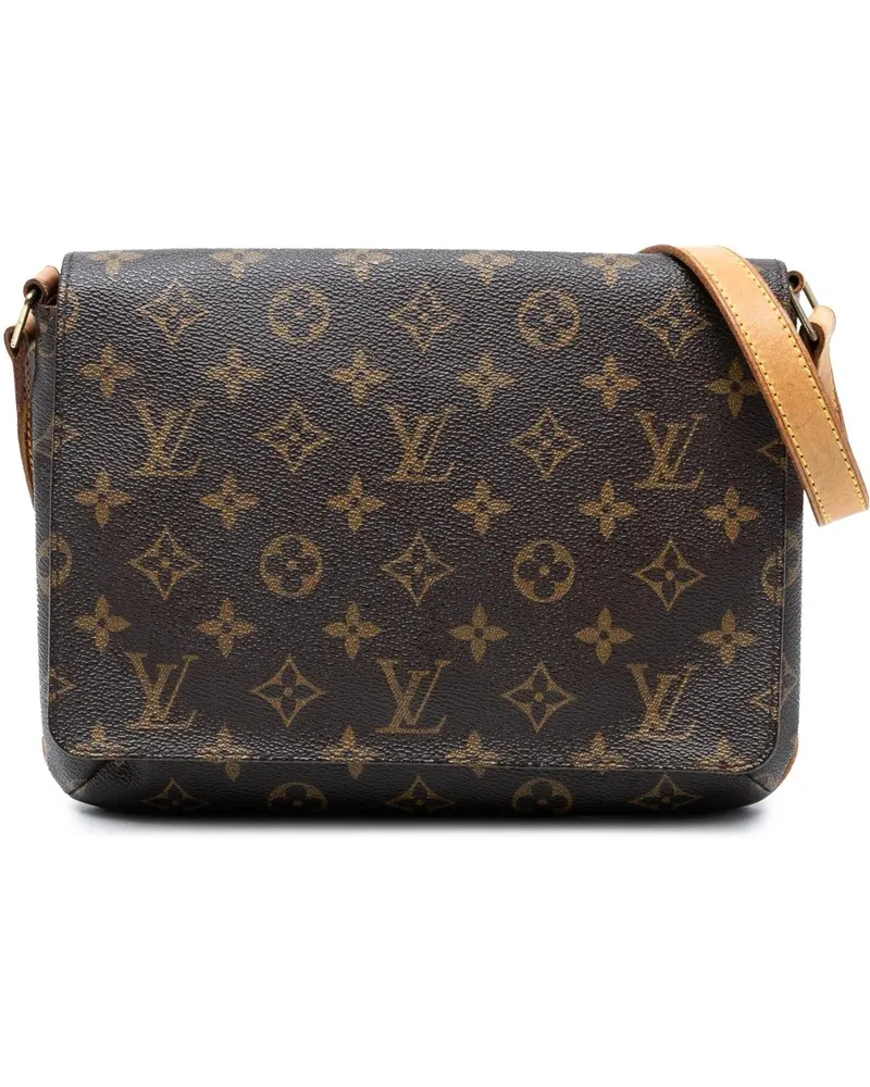 Louis Vuitton Hobo Bags Monogram Musette Tango Short Strap braun Braun