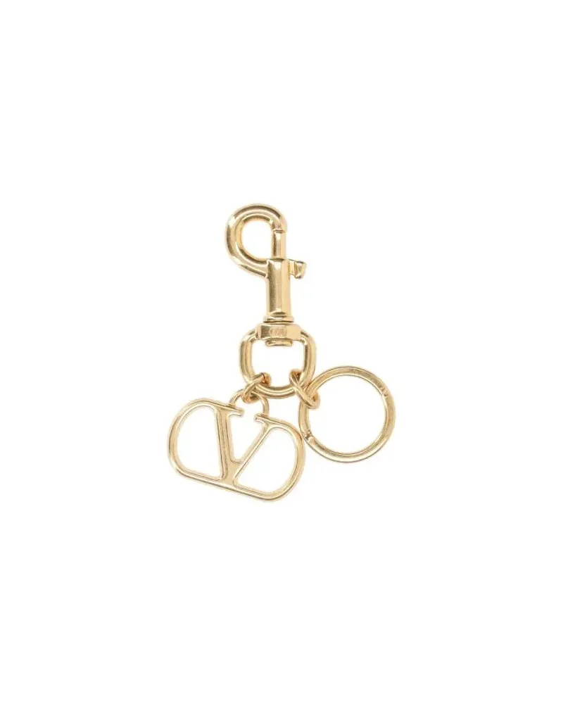 Valentino Garavani Schlüssel- & Taschenanhänger Vlogo Signature Keychain – Gold gold Gold