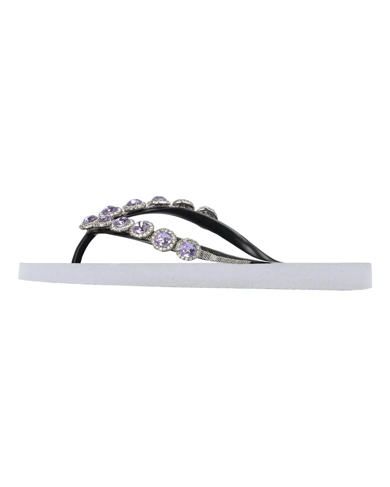 uzurii Slipper & Pantoletten Zehentrenner Light weiß Weiß