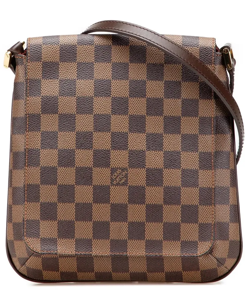 Louis Vuitton Hobo Bags Damier Ebene Musette Salsa Long Strap braun Braun