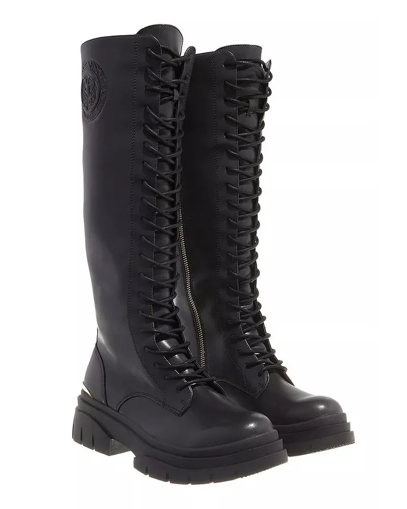 Just Cavalli Boots & Stiefeletten Fondo Kani Kombat Dis. W3 Shoes Schwarz