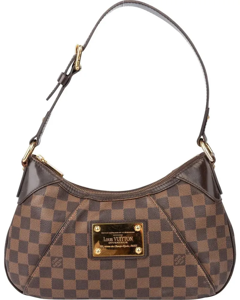 Louis Vuitton Crossbody Bags  Canvas Monogram Thames PM Shoulder B braun Braun