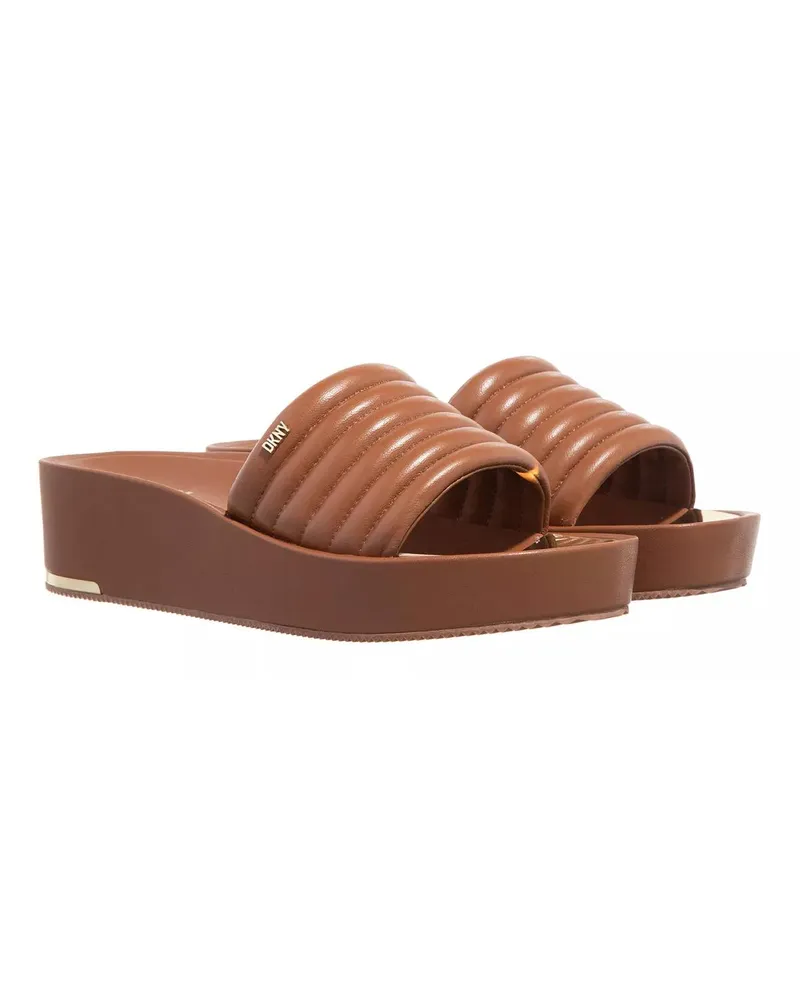 DKNY Sandalen & Sandaletten Jasna - Platform Slide 40Mm Cognacbraun