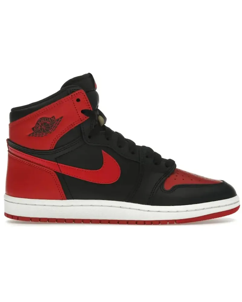 Nike Low-Top Sneaker Jordan 1 Retro High '85 OG Bred (2025) schwarz Schwarz