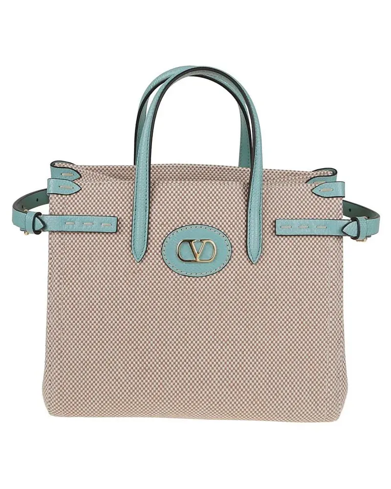 Valentino Garavani Shopper & Totes Structured Small Tote With Vlogo Signature beige Beige