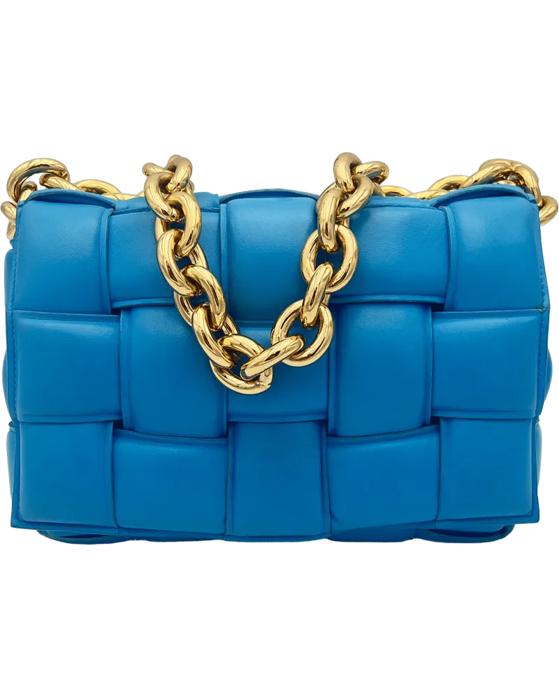 Bottega Veneta Hobo Bags  Padded Cassette Chain - Swimming Po blau Blau