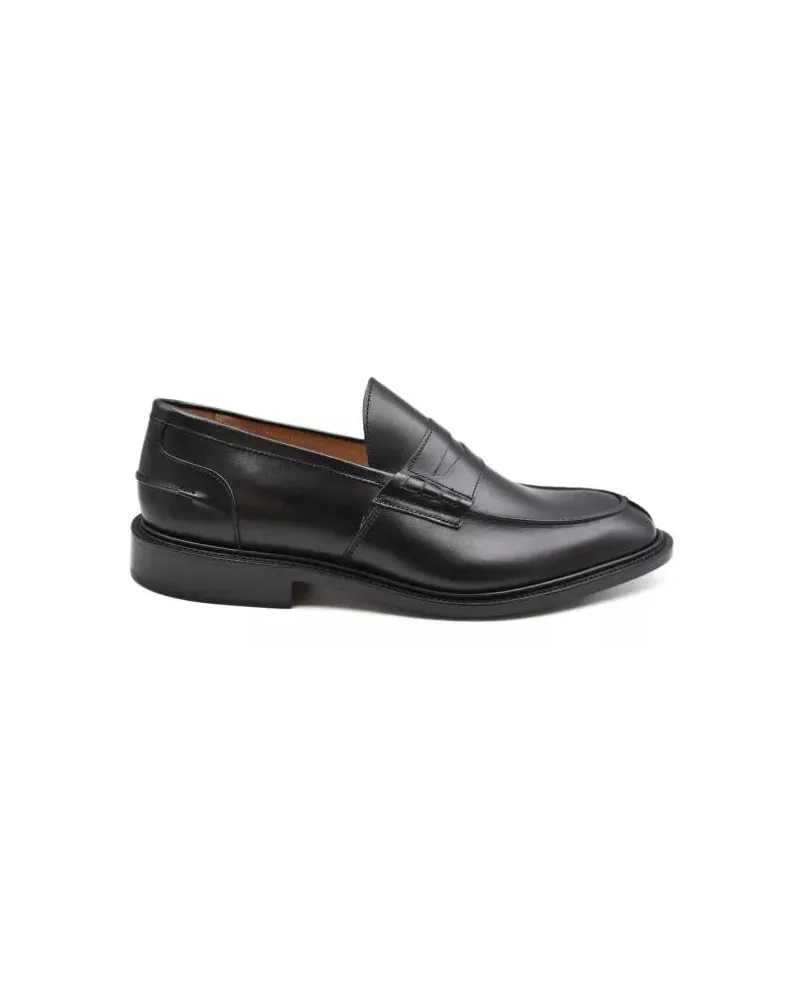 Tricker's Loafer Black Pelle Leather Shoes schwarz Schwarz