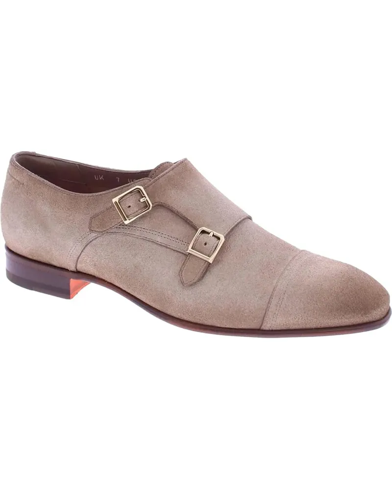 Santoni Monk Taupe beige Beige
