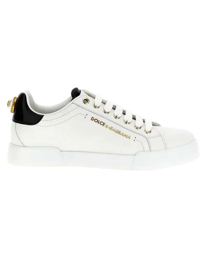 Dolce & Gabbana Low-Top Sneaker 'Portofino' Sneakers weiß Weiß