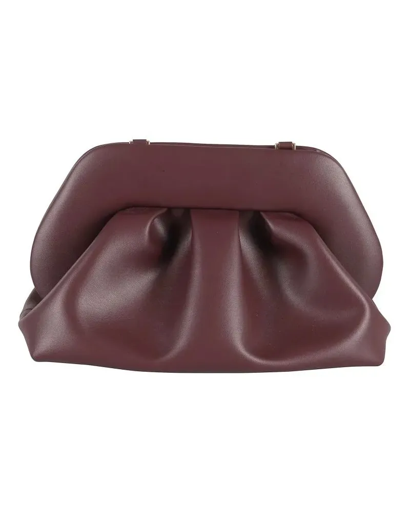 THEMOIRÈ Clutches Ruched Design Vegan Purse grau Grau