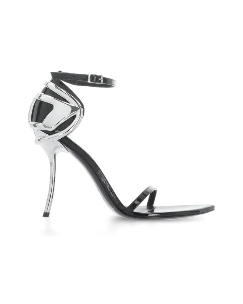Diesel Sandalen D-Ten&Half Heeled Sandals grau Grau