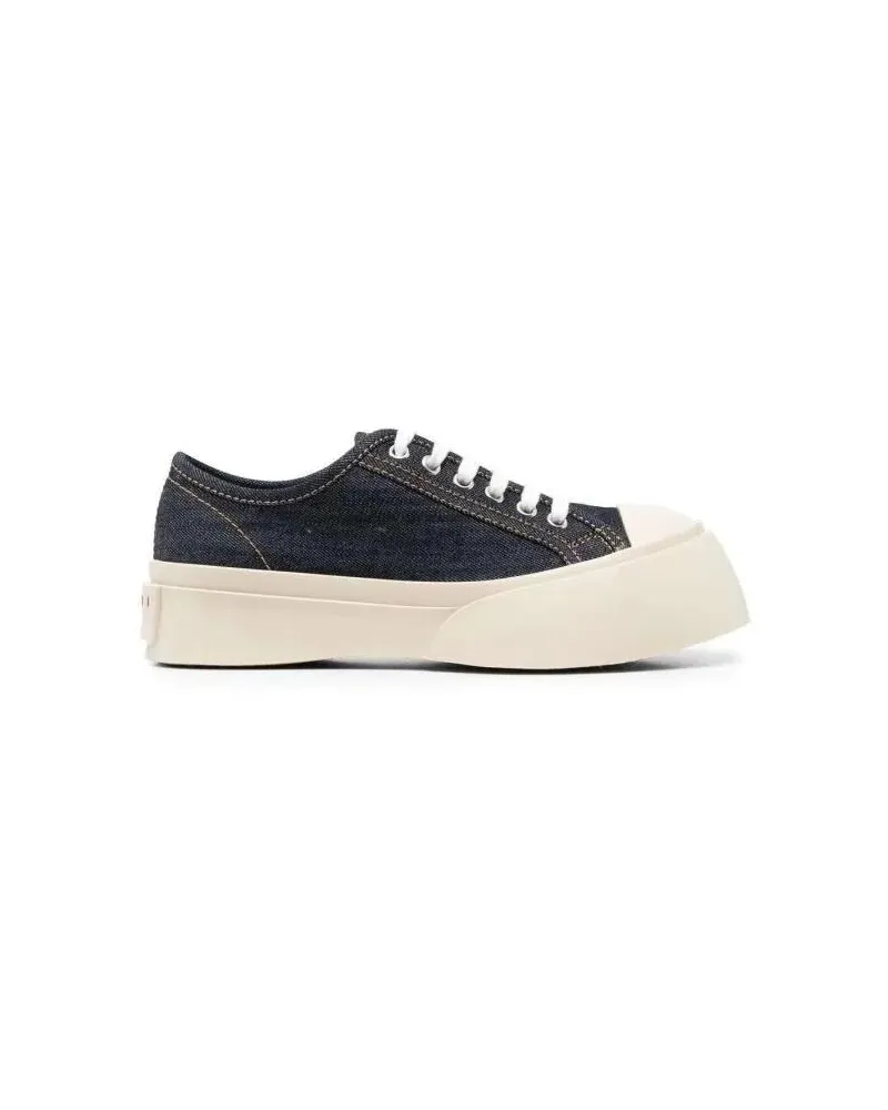 Marni Low-Top Sneaker Pablo Denim Lace-Up Sneakers blau Blau