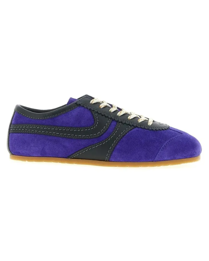 Dries van Noten Low-Top Sneaker Suede Sneakers lila Lila