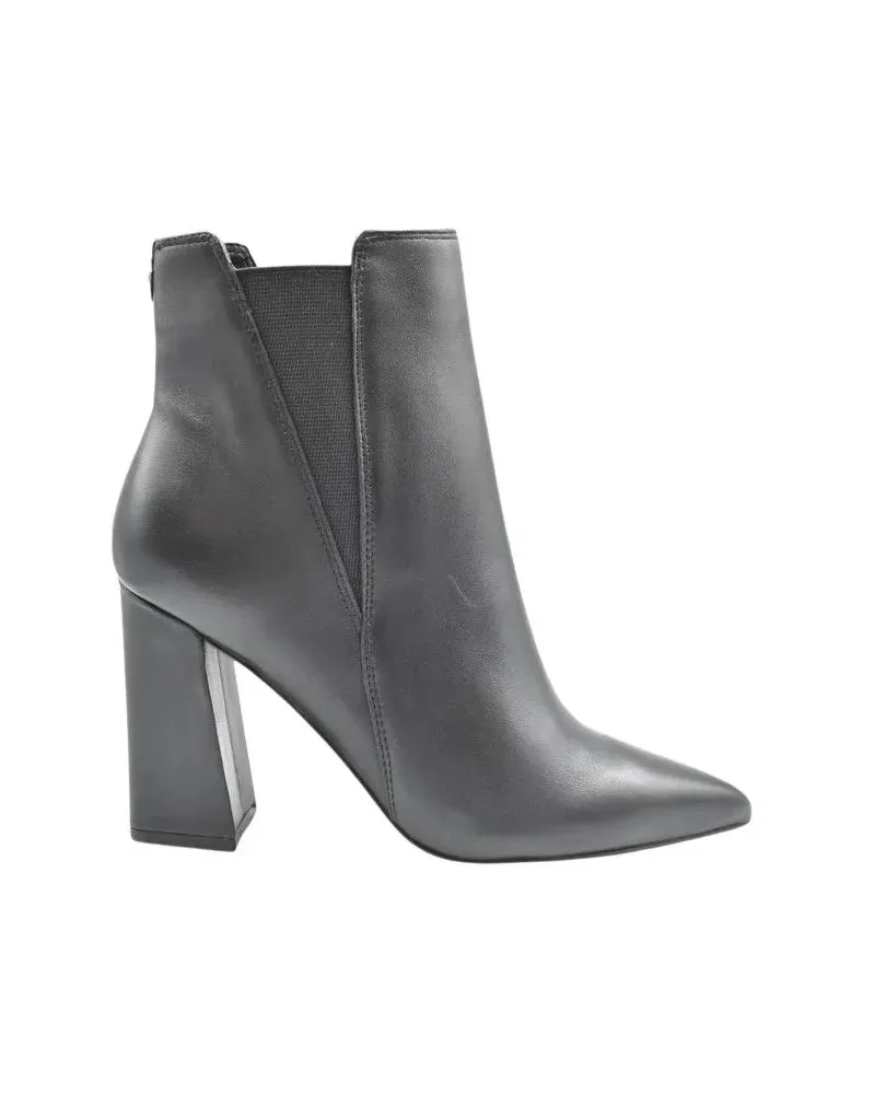 Guess Stiefel Pointed Toe Ankle Boots With Block Heel And Design schwarz Schwarz