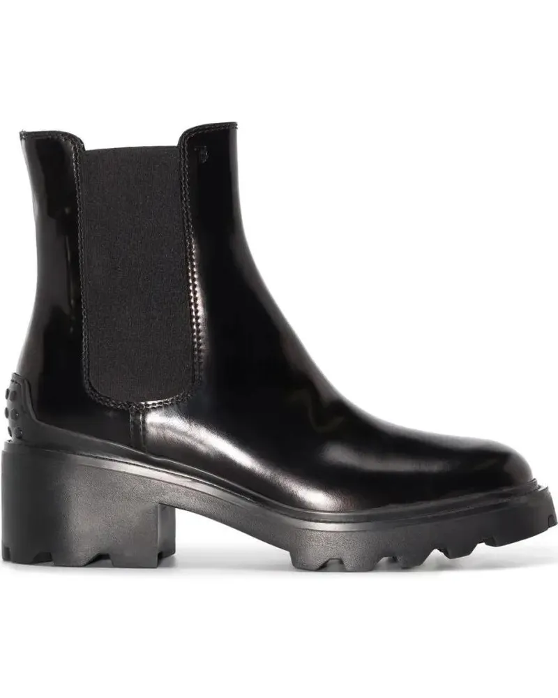 TOD'S Stiefel Lug-Sole Boots schwarz Schwarz