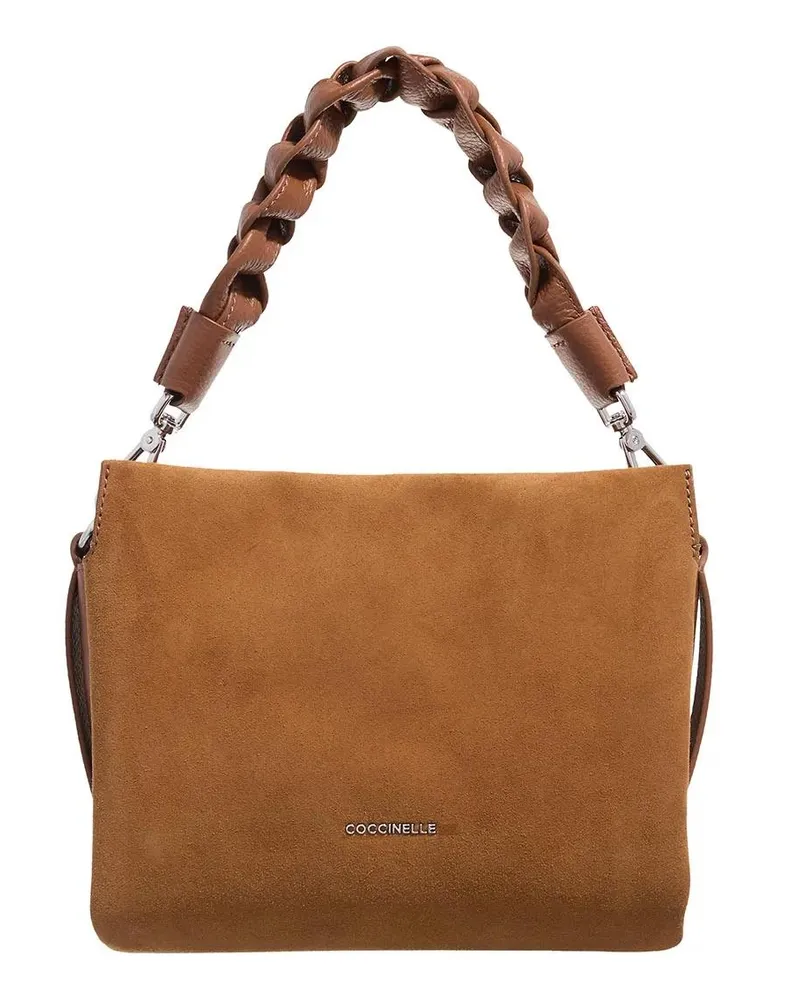 Coccinelle Crossbody Bags Boheme Suede Bimaterial cognacbraun Cognacbraun