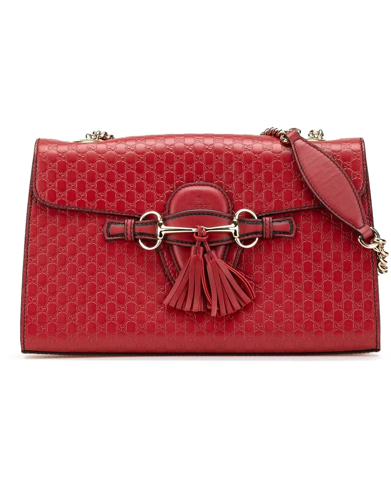 Gucci Hobo Bags 2000-2025 Medium Microssima Emily Shoulder Ba rot Rot