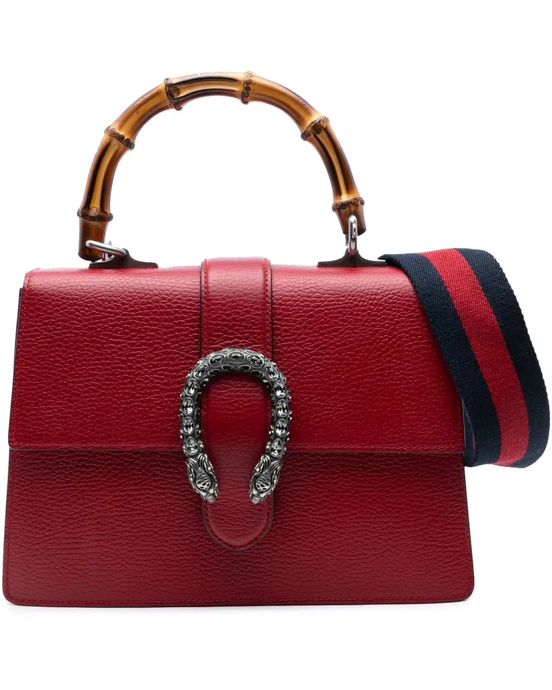 Gucci Hobo Bags Medium Bamboo Dionysus Web Satchel rot Rot
