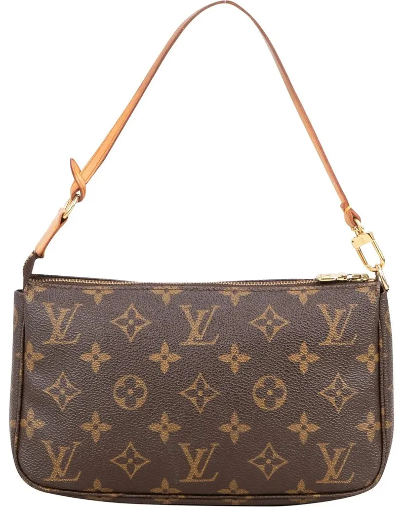 Louis Vuitton Crossbody Bags  Canvas Monogram Pochette Accessoire braun Braun