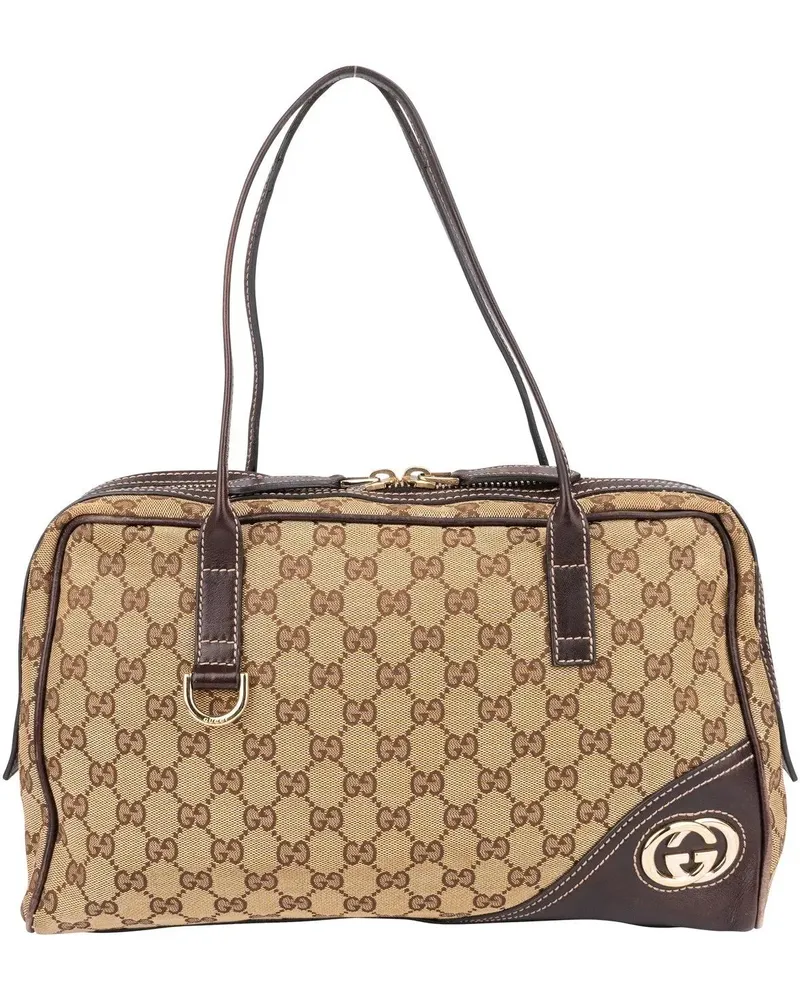 Gucci Crossbody Bags  GG Monogram Handbag braun Braun
