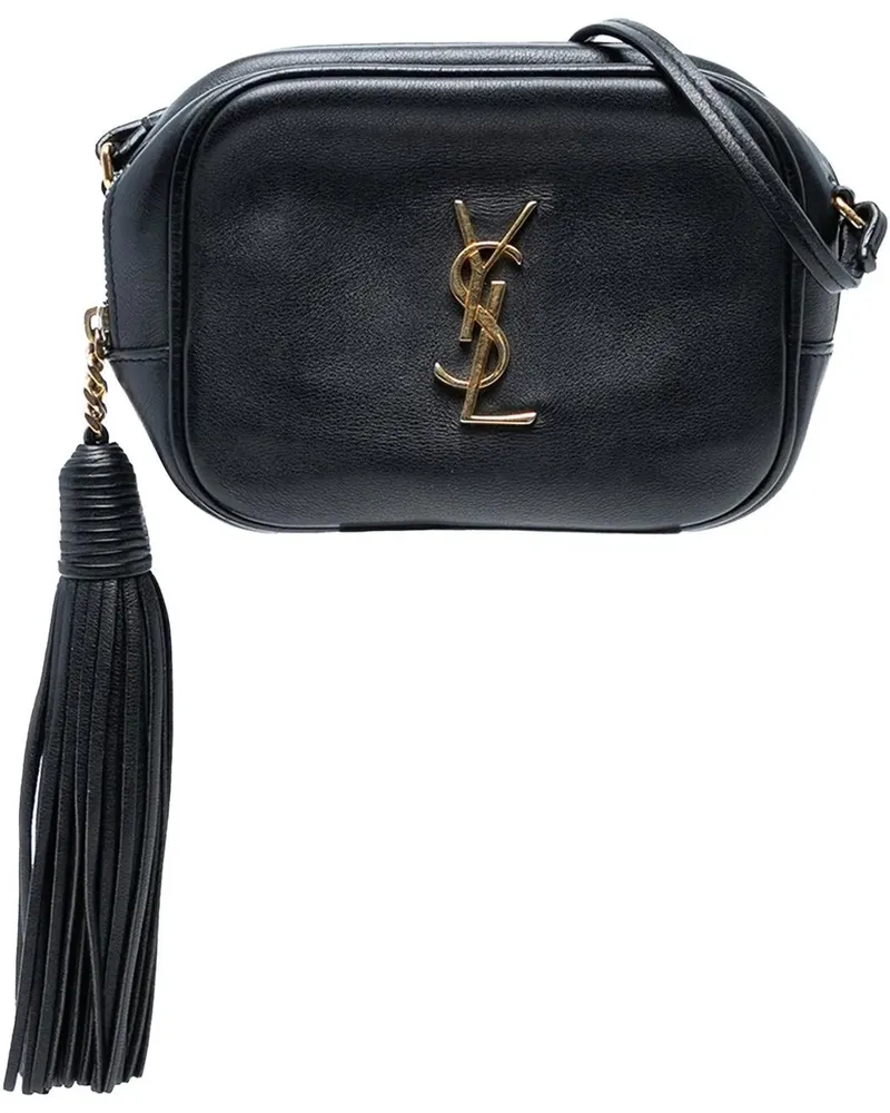 Saint Laurent Hobo Bags Calfskin Monogram Blogger Bag schwarz Schwarz