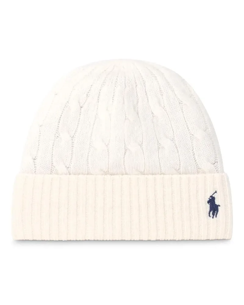 Ralph Lauren Caps & Mützen Beanie mit Logo creme Creme