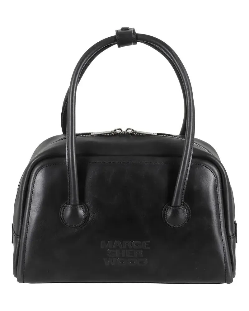Marge Sherwood Shopper & Totes Rectangular Soft Tote With Double Handles schwarz Schwarz
