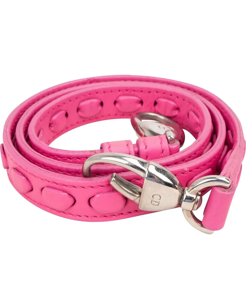 Dior Crossbody Bags  Pink Leather Lady Dior Bags Strap rot Rot