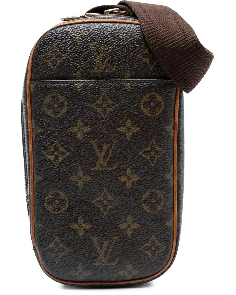 Louis Vuitton Hobo Bags Monogram Pochette Gange braun Braun