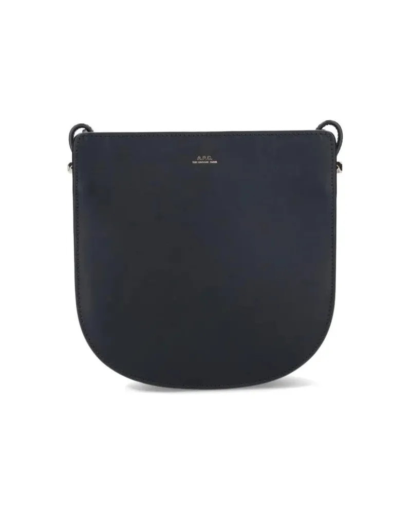 A.P.C. Hobo Bags "Genève" Crossbody Bag – Black schwarz Schwarz