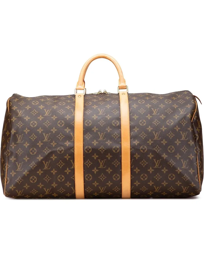 Louis Vuitton Weekender Monogram Keepall 55 braun Braun