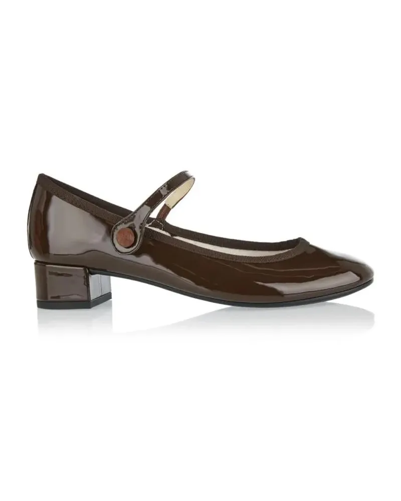 Repetto Hohe Schuhe Rose Mary-Jane Pumps grau Grau