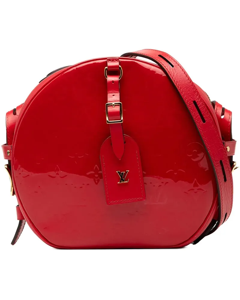 Louis Vuitton Hobo Bags Monogram Vernis Boite Chapeau Souple PM rot Rot