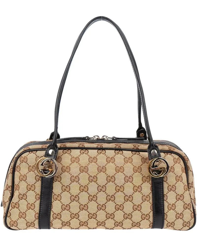 Gucci Crossbody Bags  Monogram Twin GG Handbag braun Braun