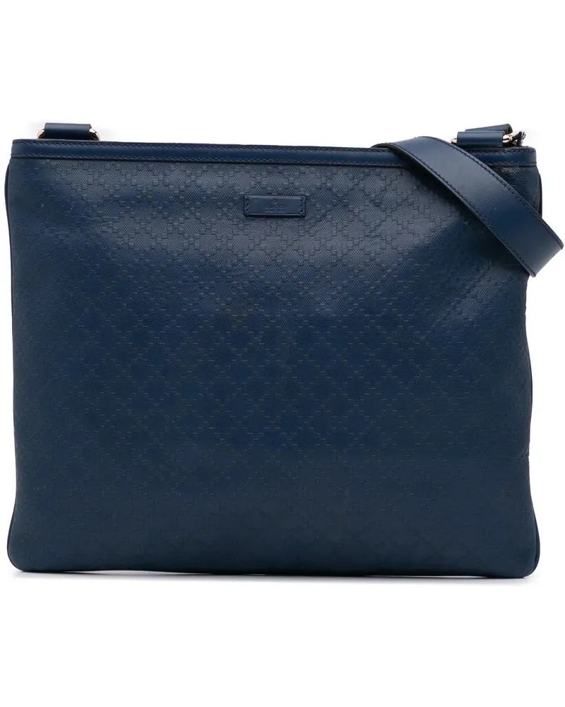 Gucci Hobo Bags 2016-2024 Leather Diamante Hilary Lux Crossbody blau Blau