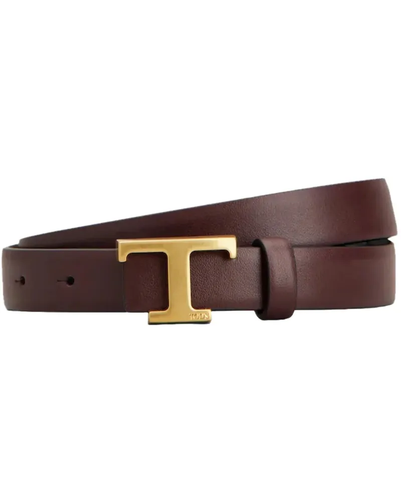TOD'S Gürtel Belts Bordeauxnero rot Rot