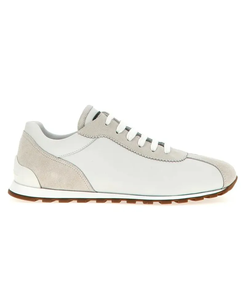 Brunello Cucinelli Low-Top Sneaker 'Runners' Sneakers weiß Weiß