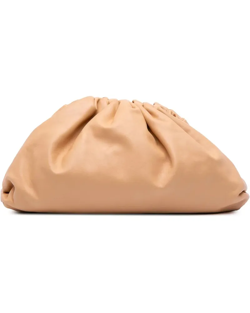 Bottega Veneta Clutches Lambskin The Pouch braun Braun