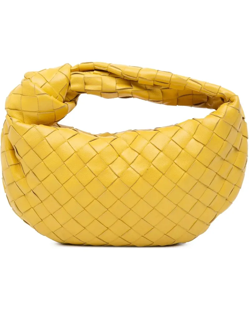 Bottega Veneta Hobo Bags Mini Nappa Intrecciato Jodie gelb Gelb