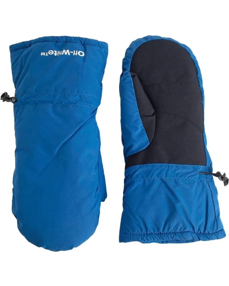 OFF-WHITE Handschuhe Bounce Logo Ski Mittens Gloves blau Blau