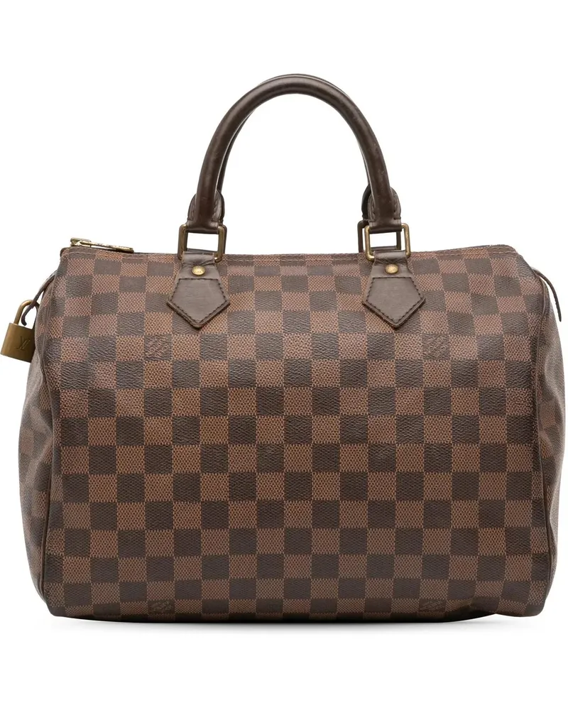 Louis Vuitton Crossbody Bags Damier Ebene Speedy 30 braun Braun