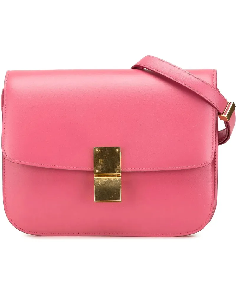 Celine Hobo Bags 2014 Medium Calfskin Classic Box pink Rosa