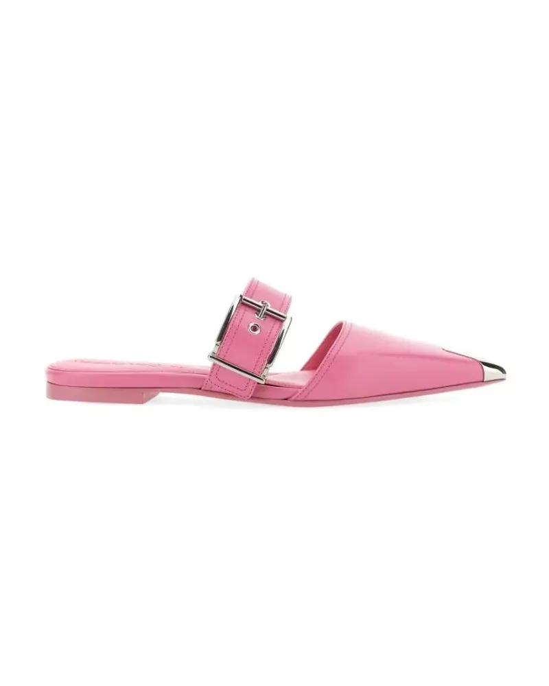 Alexander McQueen Slipper & Pantoletten Mule Punk pink Rosa