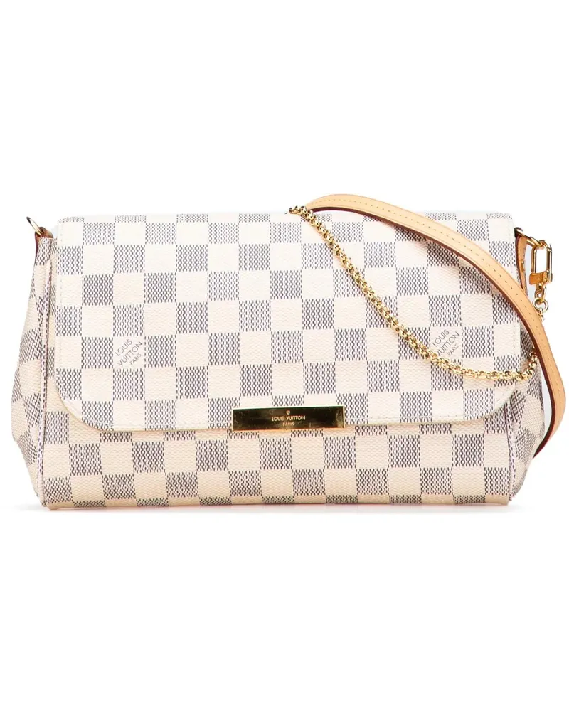 Louis Vuitton Hobo Bags Damier Azur Favorite MM weiß Weiß