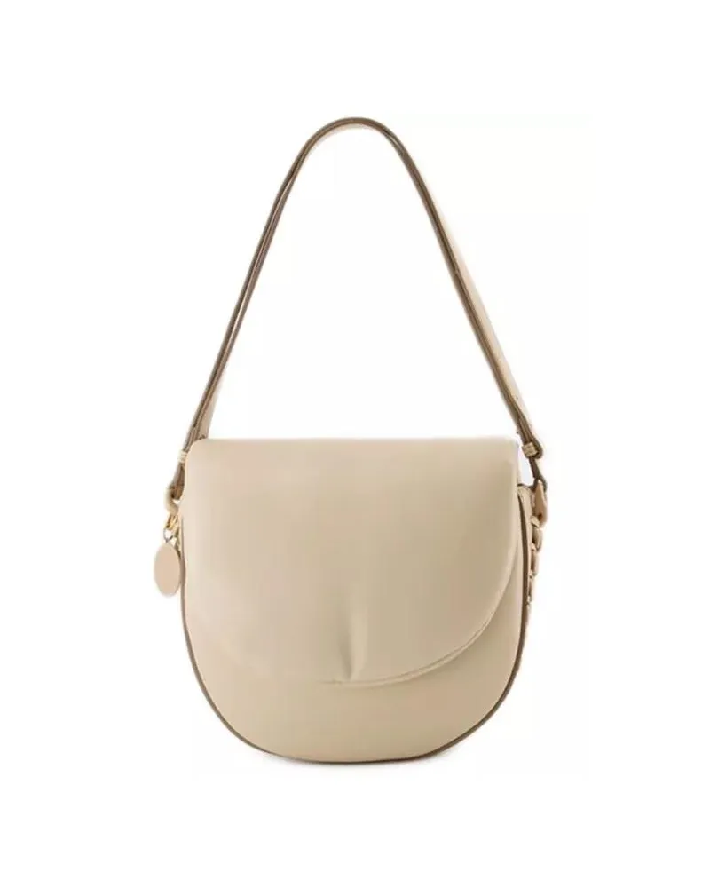 Stella McCartney Hobo Bags M Flap Puffy Alter Mat Bag  - Vegan Leather - Beig beige Beige