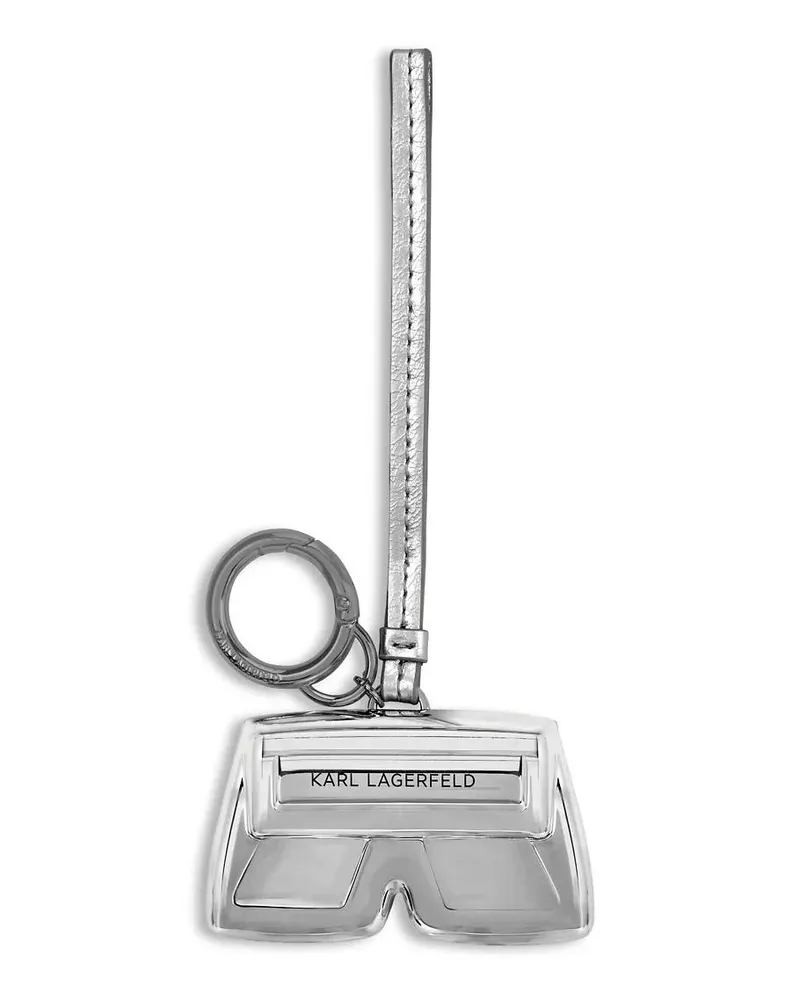 Karl Lagerfeld Schlüssel- & Taschenanhänger Ikon K Clutch-Anhänger silver Silber